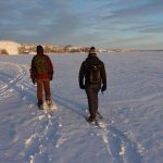 Yellowknife, Snowshoeing, NWT, Canada, Winter, Great Slave Lake, Outdoor Activities.